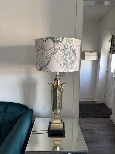 Tall gold lamps - lamps, with