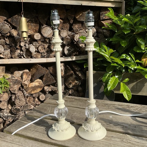 Pair laura ashley table lamps - table,
